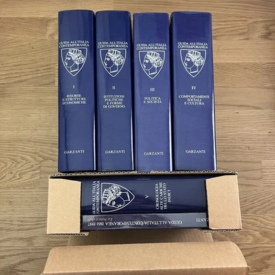 GUIDA ALL' ITALIA CONTEMPORANEA 1861-1997 (Garzanti, 1998) 5 volumi + CD Rom - Immagine 1 di 4