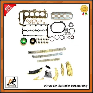 Full Gasket Set + Timing Chain Kit For JAGUAR LAND ROVER 2.0 Diesel 204DTD DTA - Picture 1 of 1