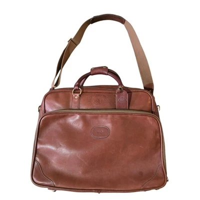 Maleta de cuero vintage Ghurka Marley Hodgson No.184 Hanover castaño Foto 1 de 4