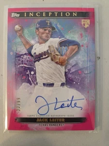 Jack Leiter Rookie Auto Magenta 22/99 2024 Topps Inception Baseball - Bild 1 von 1