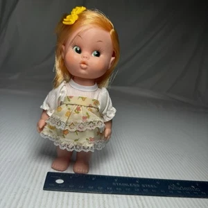 Sweet Susie "comb my beautiful hair" 5" dime store doll Auburn Hair VTG Japan - Picture 1 of 5