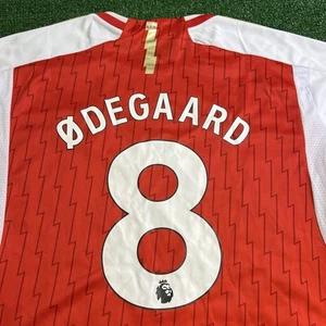 Adidas Arsenal Martin Odegaard #8 Emirates Red Jersey Mens Size XL - Picture 1 of 10