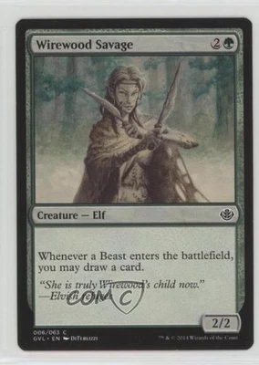 Wirewood Savage Magic: Duel Decks Anthology: Garruk vs Liliana GVL #006 - Image 1 of 2