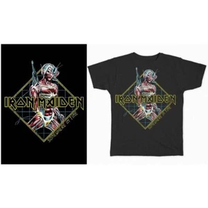Iron Maiden Unisex Tee: Somewhere in Time Diamond T-Shirt Black (X-Large) - Picture 1 of 1