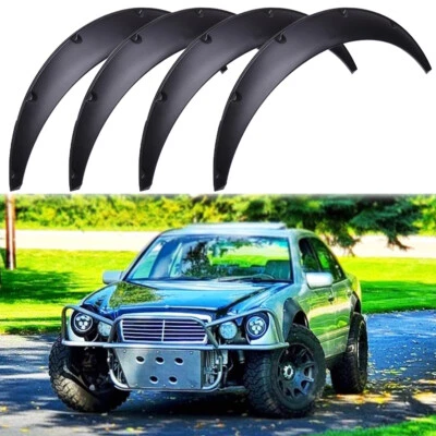 Arcos de rueda duraderos 4X 3,5"+4,5" para Mercedes-Benz E200 E300 E400 Foto 1 de 4