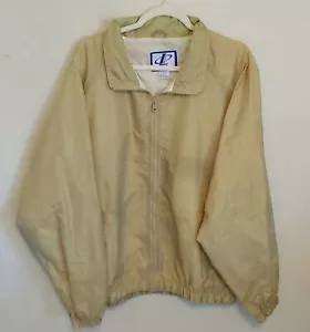 Vintage 90s Logo Athletic Windbreaker Blank Perfect Condition Gold Large - Picture 1 of 1