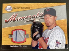 2007 Upper Deck Sweet Spot Sweet Swatch Memorabilia Joe Nathan Minnesota Twins