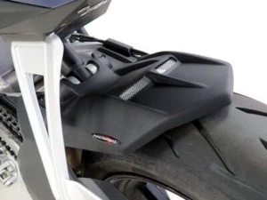 Aprilia Tuono 660 21-2023 Gloss Black & Silver Mesh Rear Hugger Powerbronze - Picture 1 of 5