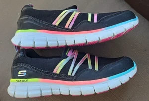 Zapatos sin cordones para mujer Skechers Air Streamer con cintas arco iris talla 8,5 - Imagen 1 de 8