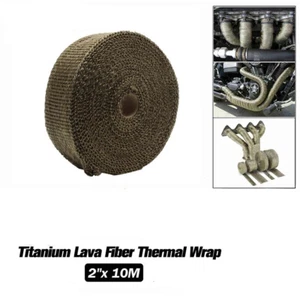 Motorcycle Manifold Exhaust Wrap Header Pipe Heat Insulation Tape Roll 5cm*10m - Picture 1 of 9