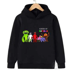 Kids Hoodie GARTEN OF BANBAN cartoon Print Clothes Casual Coat Sport Pullover - Picture 1 of 45