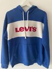 Mens Levis Blue and White Hoodie XS