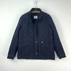 Le Chameau Quilted Wax Jacket Womens 12 Navy Blue Country Padded Classic