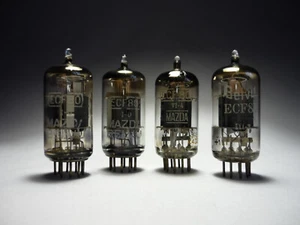 4pcs. ECF80 Mazda / Belvu Triode-Pentode - Picture 1 of 3