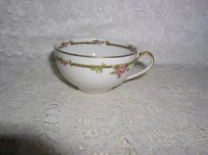 Theodore Haviland Limoges France Schleiger tazza da caffè oro rosa 618 - Foto 1 di 4