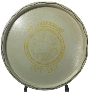 50th Anniversary I.A.F.C. Eastern Div. 1927-1977 Commemorative Firefighter Tray - Picture 1 of 8