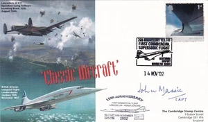 Classic Aircraft Lancaster & Concorde Signed Capt John Massie Concorde Pilot - Picture 1 of 1