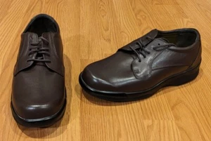 Men's Apex Diabetic Shoes Brown Oxford lace-up BV2100M - 12 X-Wide - Picture 1 of 10
