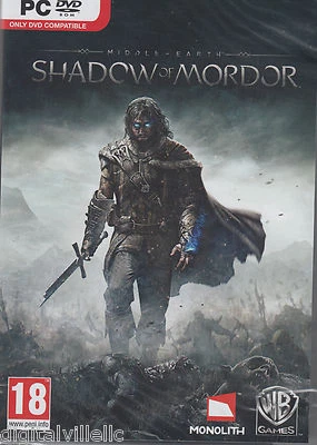 Middle Earth Shadow of Mordor PC funciona Win 7 8 10 novo em folha lacrado frete rápido - Imagem 1 de 4