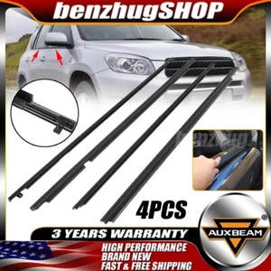 4PCS Window Weatherstrip Sweep Belt Outer Molded For Toyota RAV4 2006 2007 2008 - Picture 1 of 12