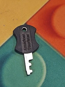 American Tourister Luggage Replacement Key for 1970s 80s luggage Black Plastic - Picture 1 of 1
