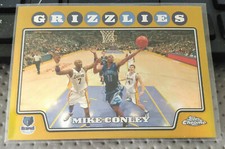 2008-09 Topps Chrome Mike Conley GOLD Refractor #13/50