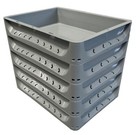 Pizza Bread Dough Proofing Tray - Set of 5 - 40 x 30 x 8.5cm