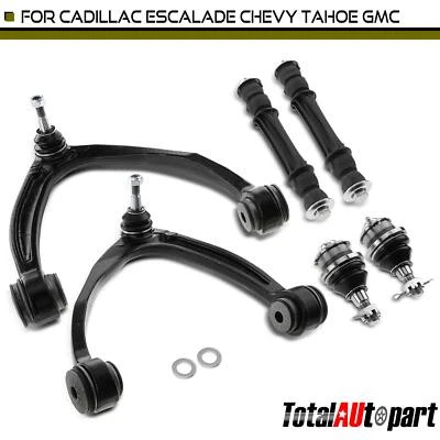 6x Brazo de control con eslabón de rótula para Chevrolet Tahoe 2007-2014 GMC Sierra 1500 Foto 1 de 4