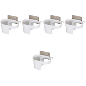 5 Pieces Fön Aufhänger Haartrocknerhalterung Selbstklebend Für Hotel - Bild 1 von 12