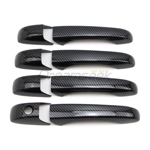 Exterior Door Handle Cover for Dodge Avenger Magnum Durango Carbon Fiber Style - Picture 1 of 7