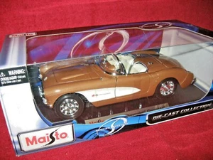 1957 CHEVY CORVETTE MAISTO 1:18 SCALE OPENING HOOD DOORS & TRUNK - Picture 1 of 7