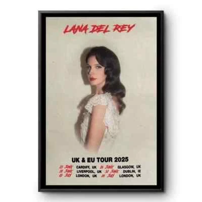Lana Del Rey Principality Cardiff, UK June 23 2025 Poster - Wall Decor, No Frame - Image 1 of 4