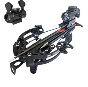 125lbs  WT-MINI STRIKER NARROW LIMB PISTOL CROSSBOW with RED AND GREEN DOT SIGHT - Picture 1 of 11