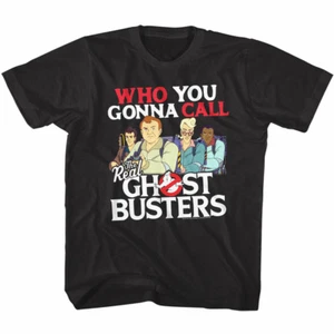 Ghostbusters Who You Gonna Call Squad Kids T Shirt Ray Winston Toddler Boy Girl - Picture 1 of 4