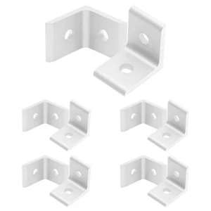 Inside Corner Bracket Gusset 10Pcs 4040 4080 Aluminum L Bracket 8mm Slot - Picture 1 of 7