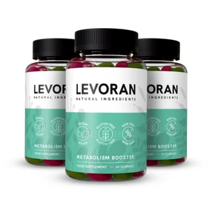 3 X Levoran Stoffwechsel-Booster Fruchtgummies, vegan, glutenfrei - Bild 1 von 5