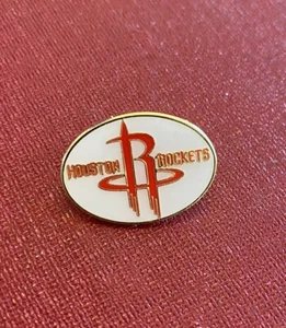 NBA Houston Rockets Logo Basketball Enamel Lapel Hat Pin - Picture 1 of 2