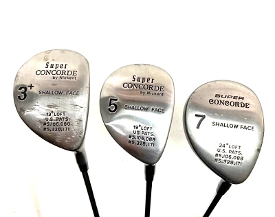 Nickent  Super Concorde Shallow Face Woods Set 3-5-7 Woods Regular/Lite Flex - Image 1 of 4