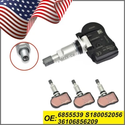 SENSOR DE PRESIÓN DE NEUMÁTICOS 4 piezas 6855539 TPMS para BMW Serie 2 3 4 i3 i8 X1 X2 X5 Foto 1 de 4