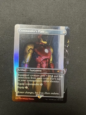 MTG - SLD Marvel - Commander’s Plate #1733 - Near Mint Foil - Image 1 of 2