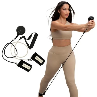 Entrenador P.3 - Banda de resistencia para equipo de fitness de gimnasio en casa con correa para el tobillo y... Foto 1 de 4