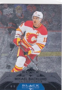 2023/24 UD EXTENDED..MIKAEL BACKLUND..BLACK DIAMOND..DOUBLE..# BD-20..FLAMES - Picture 1 of 2