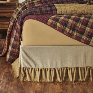 Connell Ruffled King Bed Skirt 78x80x16 - Picture 1 of 5