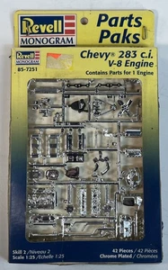 Ricambi Monogramma Revell Vintage Paks Accessori Motore Chevy 283 V-8 Nuovo 85-7251 - Foto 1 di 5