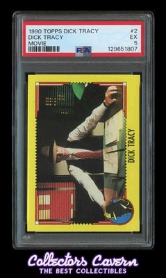 1990 Topps Dick Tracy #2 Dick Tracy PSA 5 (EX) - Image 1 of 2