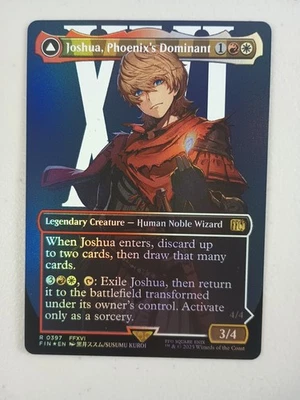 Magic The Gathering Joshua, Phoenix’s Dominant #0397 Borderless Foil FIN NM MTG  - Image 1 of 2