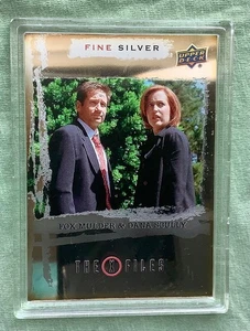 2021 Upper Deck Employee Exclusive Seal X-Files Card With Two Ounces .999 Silver - Picture 1 of 5
