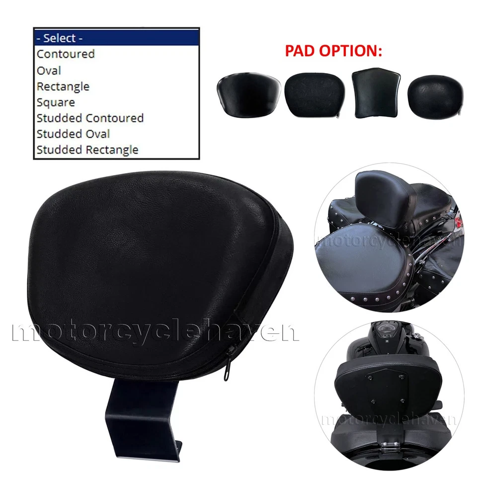 Almohadilla de respaldo del conductor Suzuki Boulevard C50 VL800 2008-UP (defecto de fábrica) Foto 1 de 4