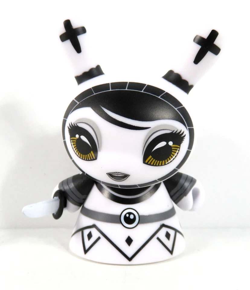 Kidrobot Shah Mat Otto Bjornik Dunny Vinilo Blanco Peón Figura NUEVO Foto 1 de 1