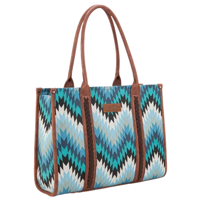 Bolso ancho de mano Wrangler para damas Southwestern Jean Oculto WG2211-8119JN Foto 1 de 4